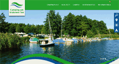 Desktop Screenshot of campingplatz-krakower-see.de